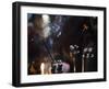 Incense burning at a Hindu temple in New Delhi, India, Asia-Matthew Williams-Ellis-Framed Photographic Print