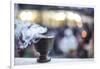 Incense burning at a Hindu temple in New Delhi, India, Asia-Matthew Williams-Ellis-Framed Premium Photographic Print