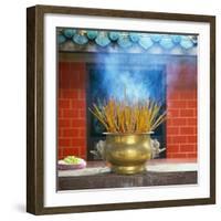 Incense Burning-Reed Kaestner-Framed Photographic Print