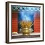 Incense Burning-Reed Kaestner-Framed Photographic Print