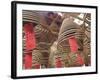 Incense Coils Hang from the Roof of the Man Mo Temple, Built in 1847, Sheung Wan, Hong Kong, China,-Amanda Hall-Framed Photographic Print