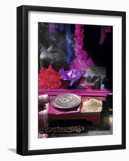 Incense, India-Thomas Dhellemmes-Framed Art Print