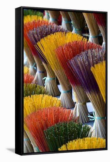 Incense Maker, Incense Sticks Drying, Hue, Thua Thien Hue Province, Vietnam-Nathalie Cuvelier-Framed Stretched Canvas