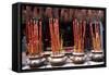 Incense, Quan Am Pagoda-Bruno Morandi-Framed Stretched Canvas