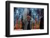 Incense sticks, Taoist temple, Phuoc An Hoi Quan Pagoda-Godong-Framed Photographic Print