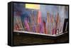 Incense Sticks-George Oze-Framed Stretched Canvas