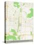 Incheon, Korea, Republic of Map-null-Stretched Canvas