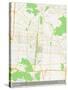 Incheon, Korea, Republic of Map-null-Stretched Canvas