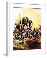 Incident from King Solomon's Mines-Don Lawrence-Framed Giclee Print