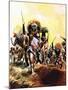 Incident from King Solomon's Mines-Don Lawrence-Mounted Giclee Print