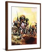 Incident from King Solomon's Mines-Don Lawrence-Framed Giclee Print
