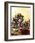 Incident from King Solomon's Mines-Don Lawrence-Framed Giclee Print