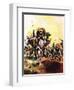 Incident from King Solomon's Mines-Don Lawrence-Framed Giclee Print