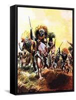Incident from King Solomon's Mines-Don Lawrence-Framed Stretched Canvas