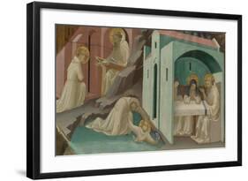 Incidents in the Life of Saint Benedict, 1408-Lorenzo Monaco-Framed Giclee Print