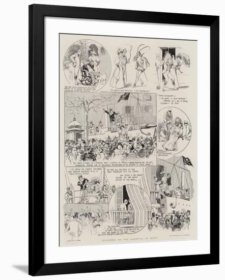 Incidents of the Carnival in Spain-Alexander Stuart Boyd-Framed Giclee Print