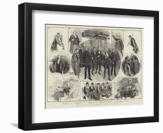 Incidents of the Opening of Parliament-Thomas Walter Wilson-Framed Giclee Print