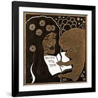 Incipit Vita Nova: Here Begins a New Life, 1893-Aubrey Beardsley-Framed Giclee Print