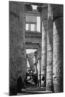 Incised Columns of Temple of Amon-Francis Frith-Mounted Photographic Print