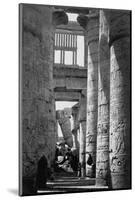 Incised Columns of Temple of Amon-Francis Frith-Mounted Photographic Print