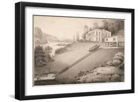 Incline Boat Carried to an Upper Canal Level, 1797-Robert Fulton-Framed Giclee Print