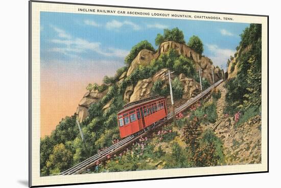 Incline Rail Car, Lookout Mountain-null-Mounted Art Print