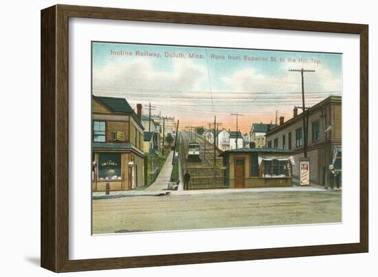 Incline Railway, Duluth, Minnesota-null-Framed Art Print