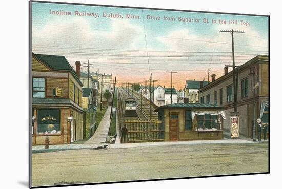 Incline Railway, Duluth, Minnesota-null-Mounted Art Print