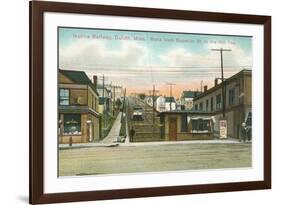 Incline Railway, Duluth, Minnesota-null-Framed Premium Giclee Print
