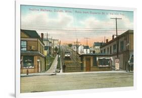 Incline Railway, Duluth, Minnesota-null-Framed Art Print