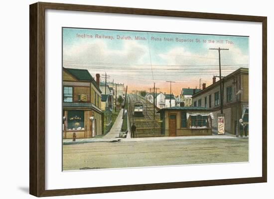 Incline Railway, Duluth, Minnesota-null-Framed Art Print