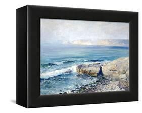 Incoming Fog, la Jolla-Guy Rose-Framed Stretched Canvas