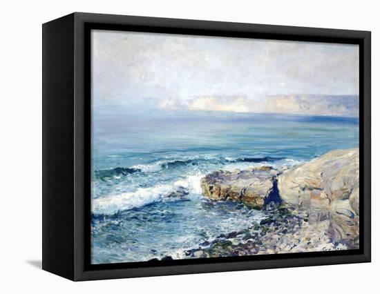 Incoming Fog, la Jolla-Guy Rose-Framed Stretched Canvas