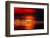 Incoming in Red-Philippe Sainte-Laudy-Framed Photographic Print