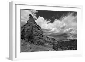 Incoming Storm at a Vortex Site in Sedona, AZ-Andrew Shoemaker-Framed Photographic Print