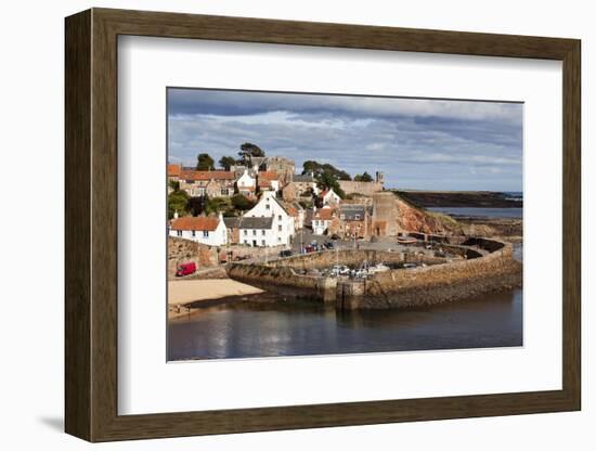 Incoming Tide at Crail Harbour, Fife, Scotland, United Kingdom, Europe-Mark Sunderland-Framed Photographic Print