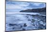 Incoming Tide at Kilve Beach in Somerset, England. Winter (January)-Adam Burton-Mounted Photographic Print