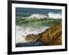 Incoming Tide at Yachats, Yachats, Oregon, USA-Michel Hersen-Framed Photographic Print