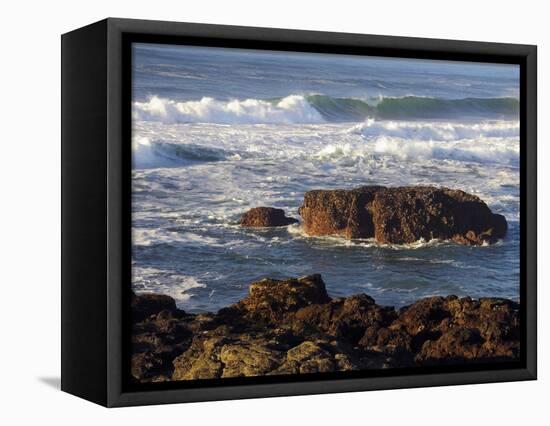 Incoming Tide at Yachats, Yachats, Oregon, USA-Michel Hersen-Framed Stretched Canvas