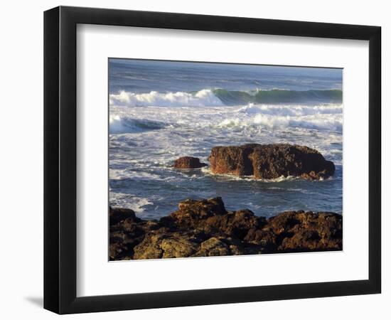 Incoming Tide at Yachats, Yachats, Oregon, USA-Michel Hersen-Framed Photographic Print