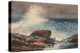 Incoming Tide, Scarboro, Maine, 1883-Winslow Homer-Stretched Canvas