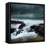 Incoming Tide-David Baker-Framed Stretched Canvas