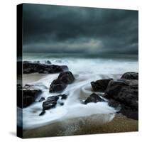 Incoming Tide-David Baker-Stretched Canvas