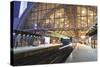 Incoming Train, Alexanderplatz S Bahn Station, Berlin, Germany, Europe-Markus Lange-Stretched Canvas