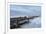 Incoming waves hitting a groyne at Walcott, Norfolk, England, United Kingdom, Europe-Jon Gibbs-Framed Photographic Print