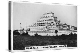 Incomparable Pagoda, Mandalay, Burma, C1925-null-Stretched Canvas