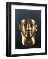 Incomplete Gold Mask of Sheshena II, from Tanis-null-Framed Giclee Print