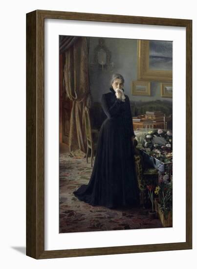 Inconsolable Grief, 1884-Ivan Nikolayevich Kramskoi-Framed Giclee Print