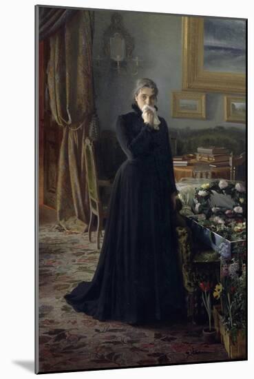 Inconsolable Grief, 1884-Ivan Nikolayevich Kramskoi-Mounted Giclee Print