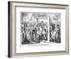 Inconvenience of a Crowded Drawing Room, 1818-George Cruikshank-Framed Giclee Print